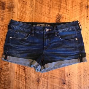Denim shorts